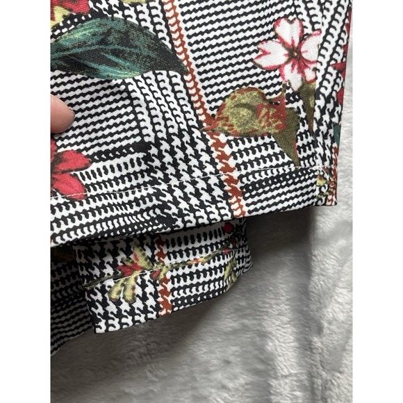 Bloomchic NWT Women Sz 22/24 Floral Blazer Anti-Wrinkle Sleek Fall Comfort - Picture 9 of 11